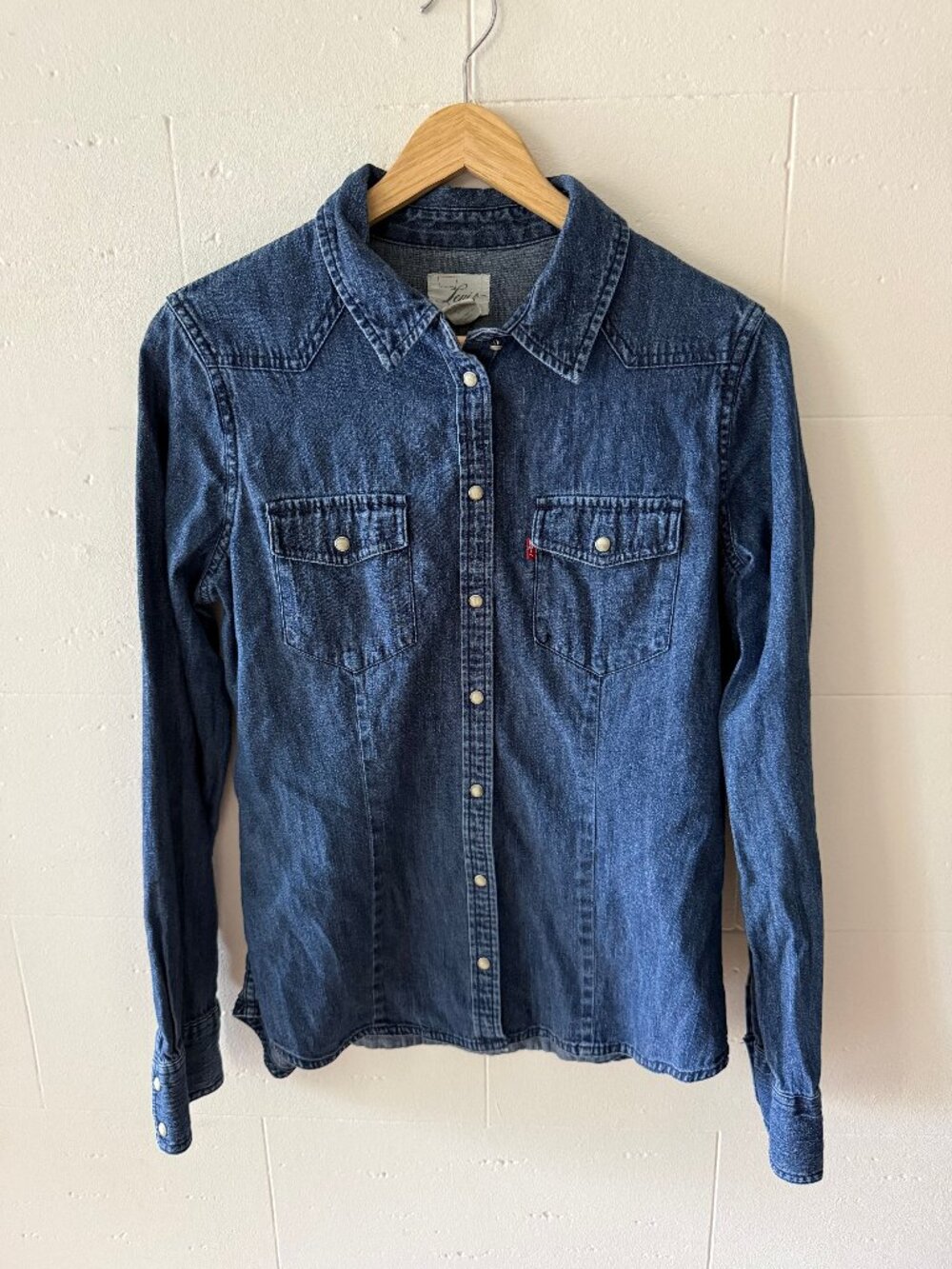 Levi's | Western Look Denim Button Down Shirt | Medium
